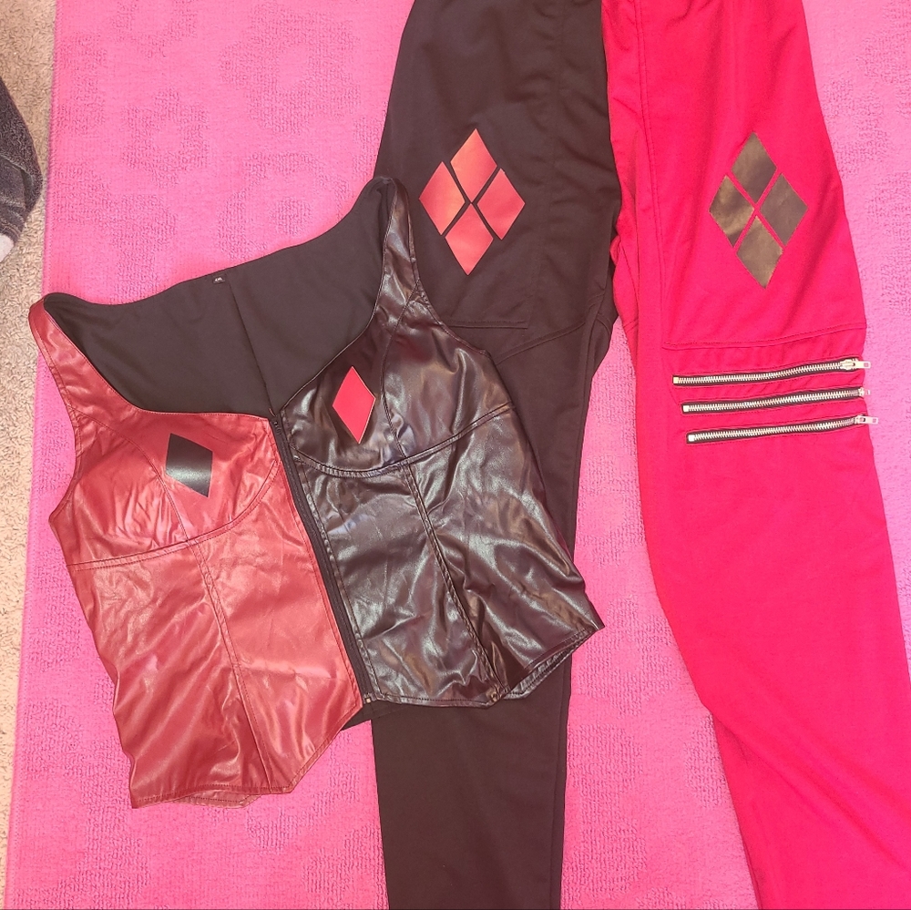 Harley Quinn top and pants